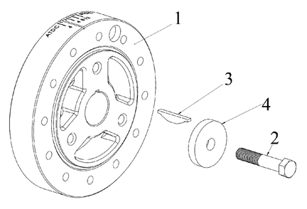 Engine Service Parts - Crankshaft Balancer Diagram and Parts List for 076138-00  Briggs and Stratton Generator
